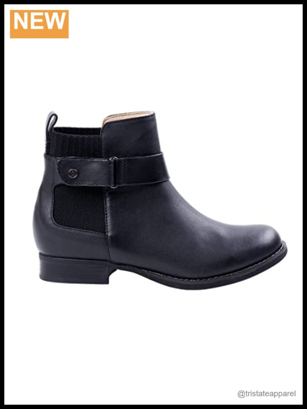 Women's Ankle Booties Orthotic Leather Chelsea Boots Water Resistant